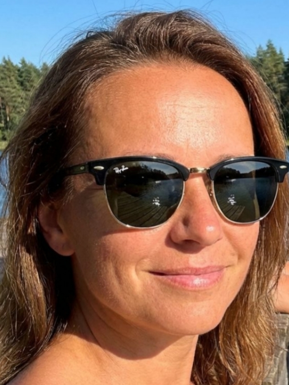 Ray-Ban Black Clubmaster Classic Sunglasses - Picture 8 of 10
